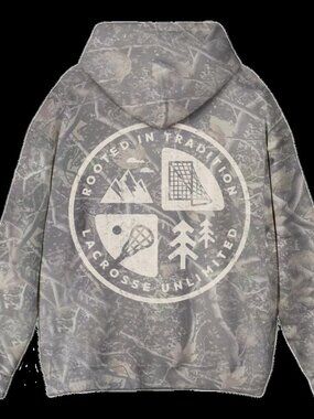 Lacrosse Unlimited Dead Tree LU Youth Camo Hoodie